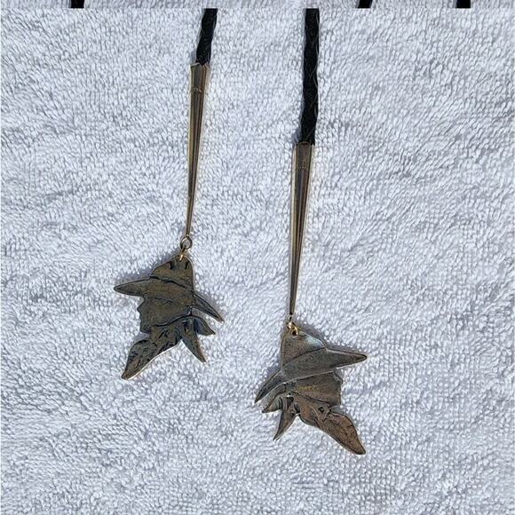 Vintage 1989 Roger Miller Cowboy Bolo Tie Sterling Silver Southwestern Navajo - Picture 9 of 14